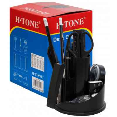 Настільний набір H-Tone 12 предметів, чорний (KIT-HT-JJ41006) Вінниця