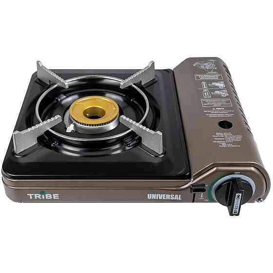 Плита газова портативна Tribe Universal з перехідником на великий балон Київ
