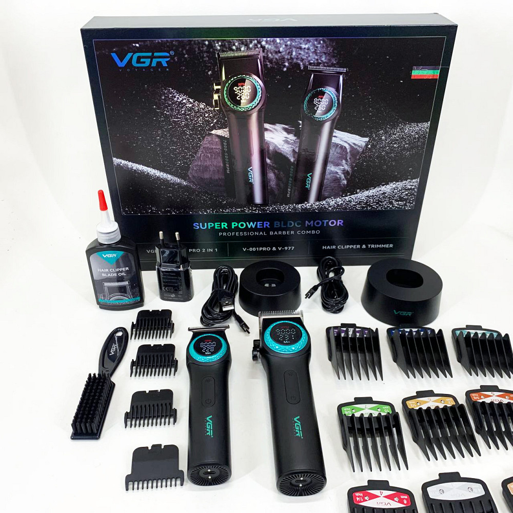 Набір для стрижки волосся на акумуляторі, Машинка для стрижки на акумуляторі Машинка підстригання OJ-48 Івано-Франківськ - фото 8