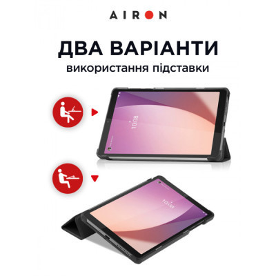 Чохол до планшета AirOn Premium Lenovo Tab M8 4th Gen (TB-300FU) + protective film black (4822352781092) Вінниця - фото 2
