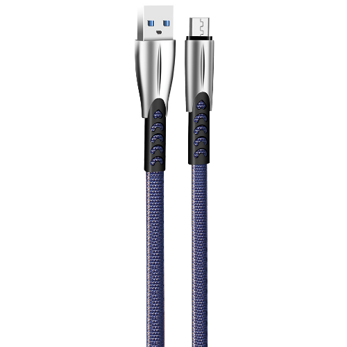 Кабель USB MicroUSB ColorWay CW-CBUM011-BL 2,4A 1м синій Житомир