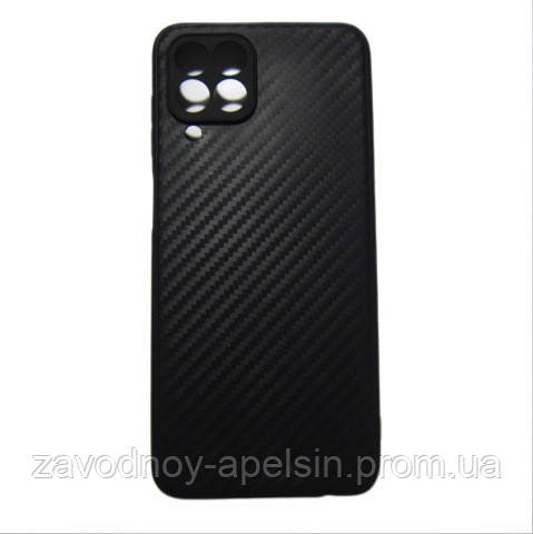 Samsung M33 M335 Чохол силіконовий Карбон (чорний) Одеса - фото 1
