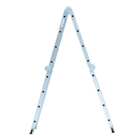 Драбина багатоцільова алюмінієва 4×4 щаблі 4.58м FLORA (5031324) Київ