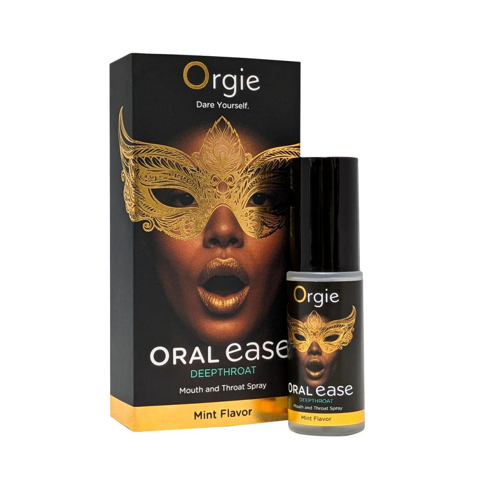 Спрей для глибокого мінету Orgie – Oral Ease Deepthroat (15 мл), м’ятний, без анестетиків Sex Aura Київ - фото 1