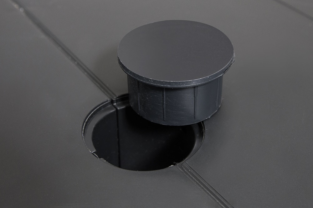 Стіл для саду пластиковий розсувний BICA Bergen, графіт Київ - фото 8