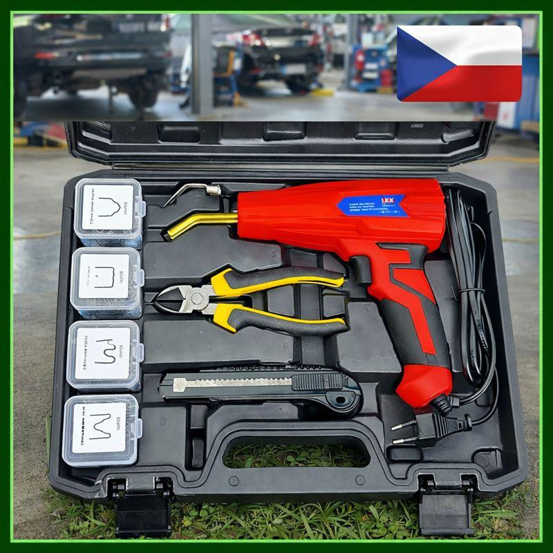 Паяльник для ремонту пластика та бамперів + комплект для пайки LEX LXPBW100-B,Набір для ремонту та паяння пластика 100В Львів - фото 1