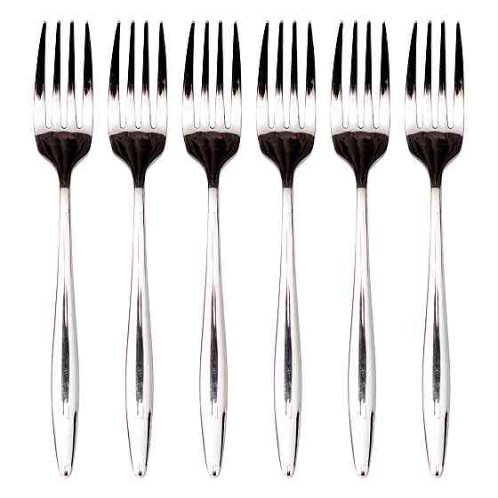 Набор десертных вилок из серебра, 6 шт. Киев