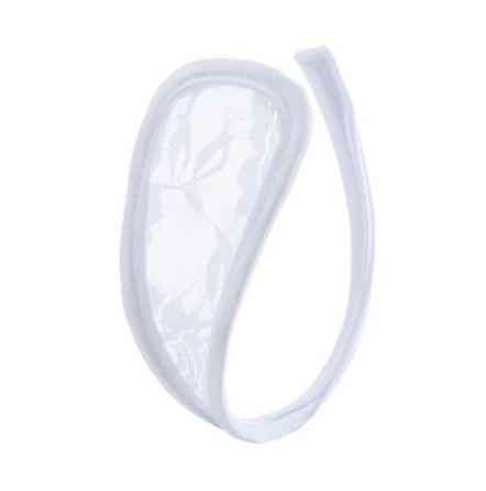 Трусы без лямок кружевные универсальный белый Киев