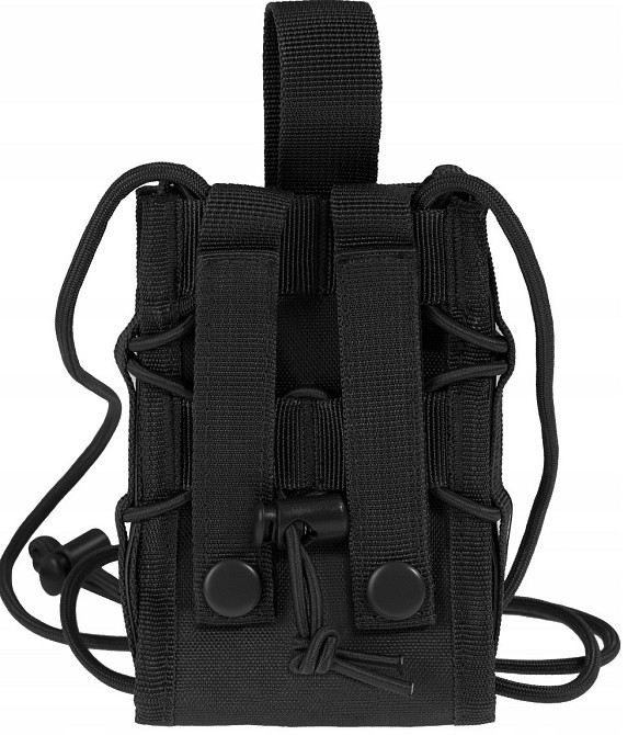 Тактический Подсумок для смартфона и документов с системой Molle и ремнем Mil-Tec от Sturm (13492002) Black Нововолынск - изображение 5