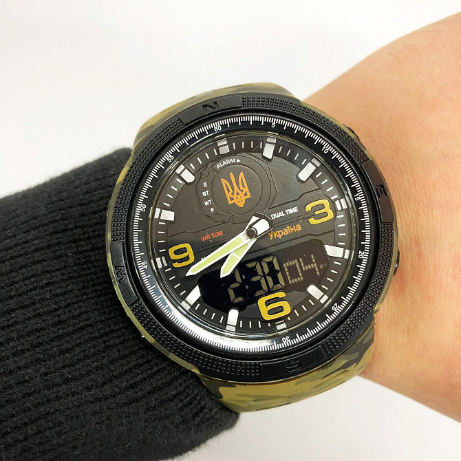 Годинники для військових операцій SKMEI 5561/1655CMGNBK, Брендові SD-212 чоловічі годинники Київ - фото 4