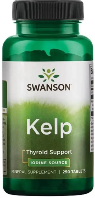 Ламінарія Swanson Kelp Iodine Source 225 mcg 250 таб Київ - фото 3