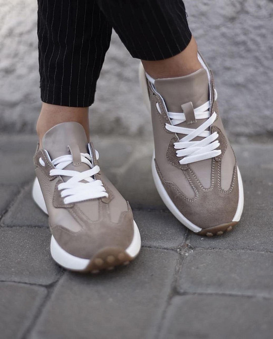 EMELI Кросівки жіночі EMELI 171/5 капучіно (весна-осінь, шкіра+замша натуральна) (4993) Коломия - фото 4