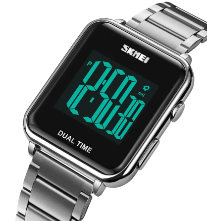 Чоловічий наручний класичний годинник Skmei 1852 (Сріблястий) Вінниця