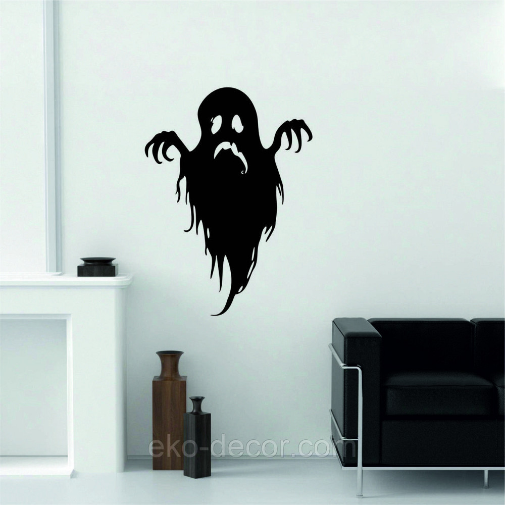 Декоративное настенное Панно «Привидение», Декор на стену 90*66 см, Черный Киев - изображение 7