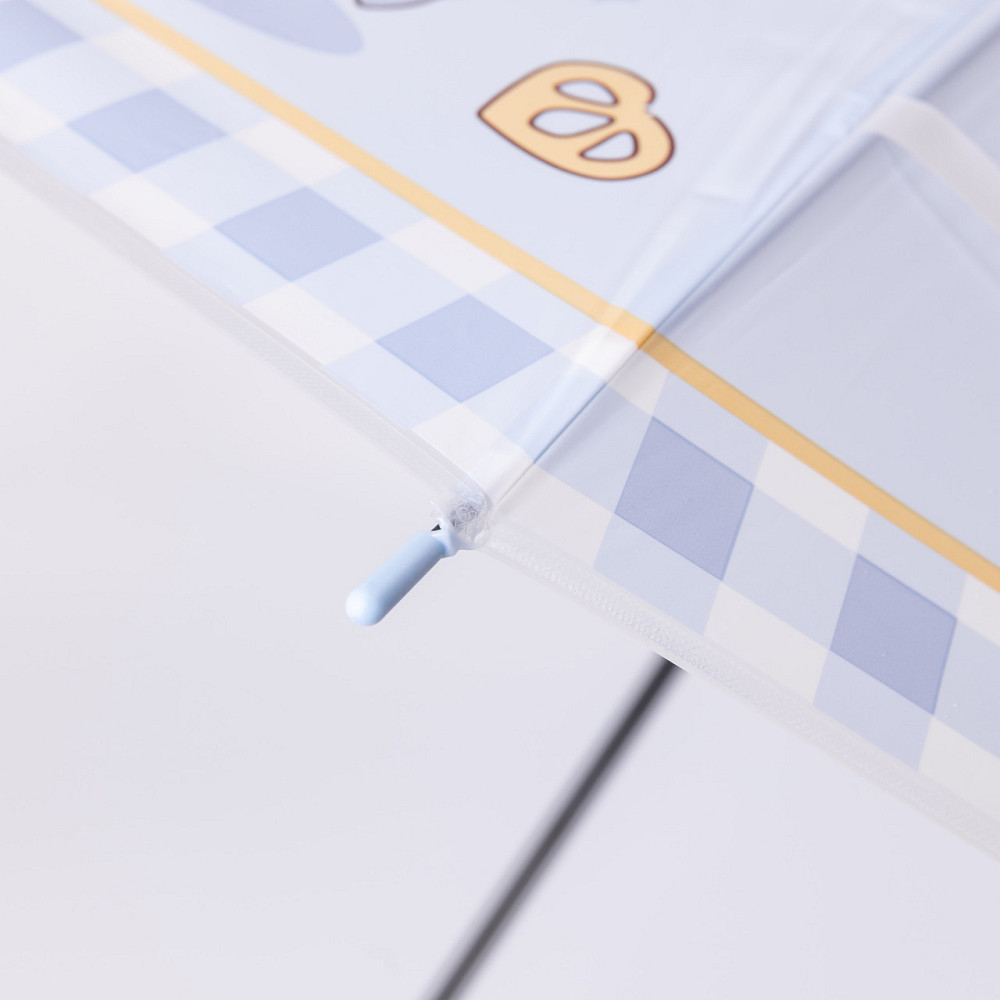 Класична дитяча парасолька-тростина напівавтомат з поліестеру міцна надійна 8 спиць діаметр 94 см Блакитний HP-23-11BL Коломыя - изображение 9