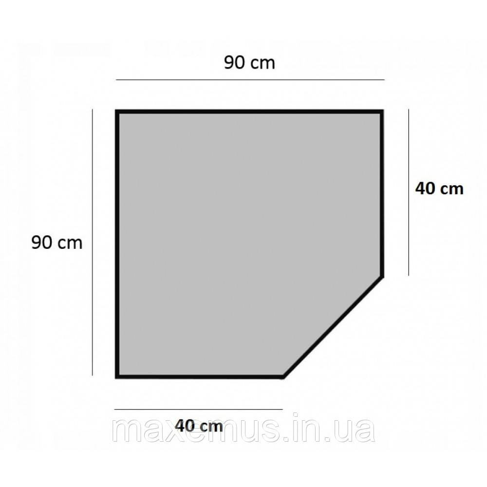 Угловой металлический стеллаж Siker CGS 40 Черный (180x90x40 см 5 полок МДФ нагрузки 875 кг) для гаража и склада Мостиська - фото 17