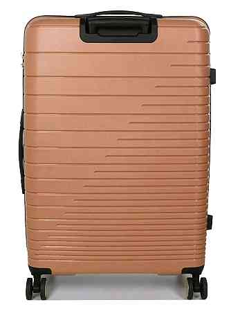 Валіза поліпропіленова MADISSON 33703 велика 75 см золотисто-рожева Київ