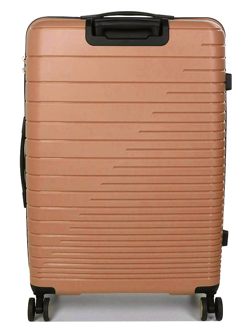 Валіза поліпропіленова MADISSON 33703 велика 75 см золотисто-рожева Київ - фото 5