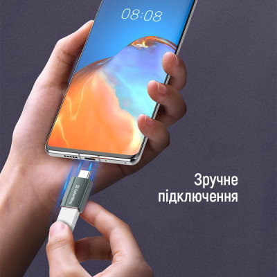 Переходник USB-A toUSB-C ColorWay (CW-AD-AC) Винница - изображение 2