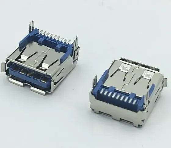 Гнездо USB 3.0 тип A, монтажное, Tcom (тип 2) Полтава