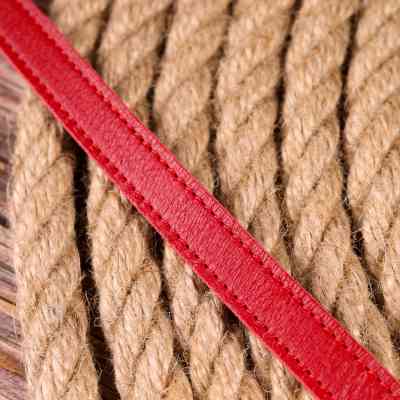 Ремень Grande Pelle Узкий женский из натуральной кожи Красный (21440) Винница