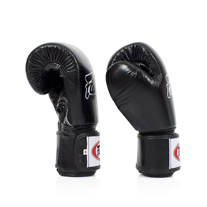Боксерські рукавиці Fairtex BGV1 Black 16 унцій (бинти в комплекті) Каменское - изображение 5
