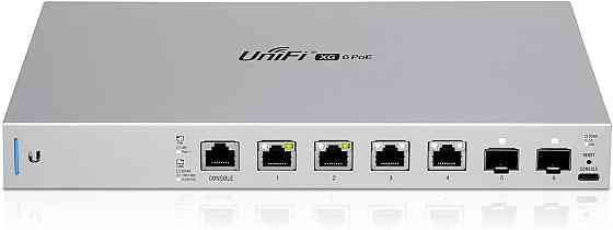 Комутатор Ubiquiti UniFi Switch US-XG-6POE (4x10GE, 2xSFP+, PoE++, L3) ( 12560 ) Харків