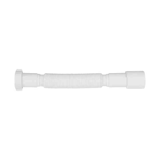 Гнучка труба Lidz (WHI) 60 01 G002 00 з накидний гайкою 1 1/2" довжина 600 мм Київ