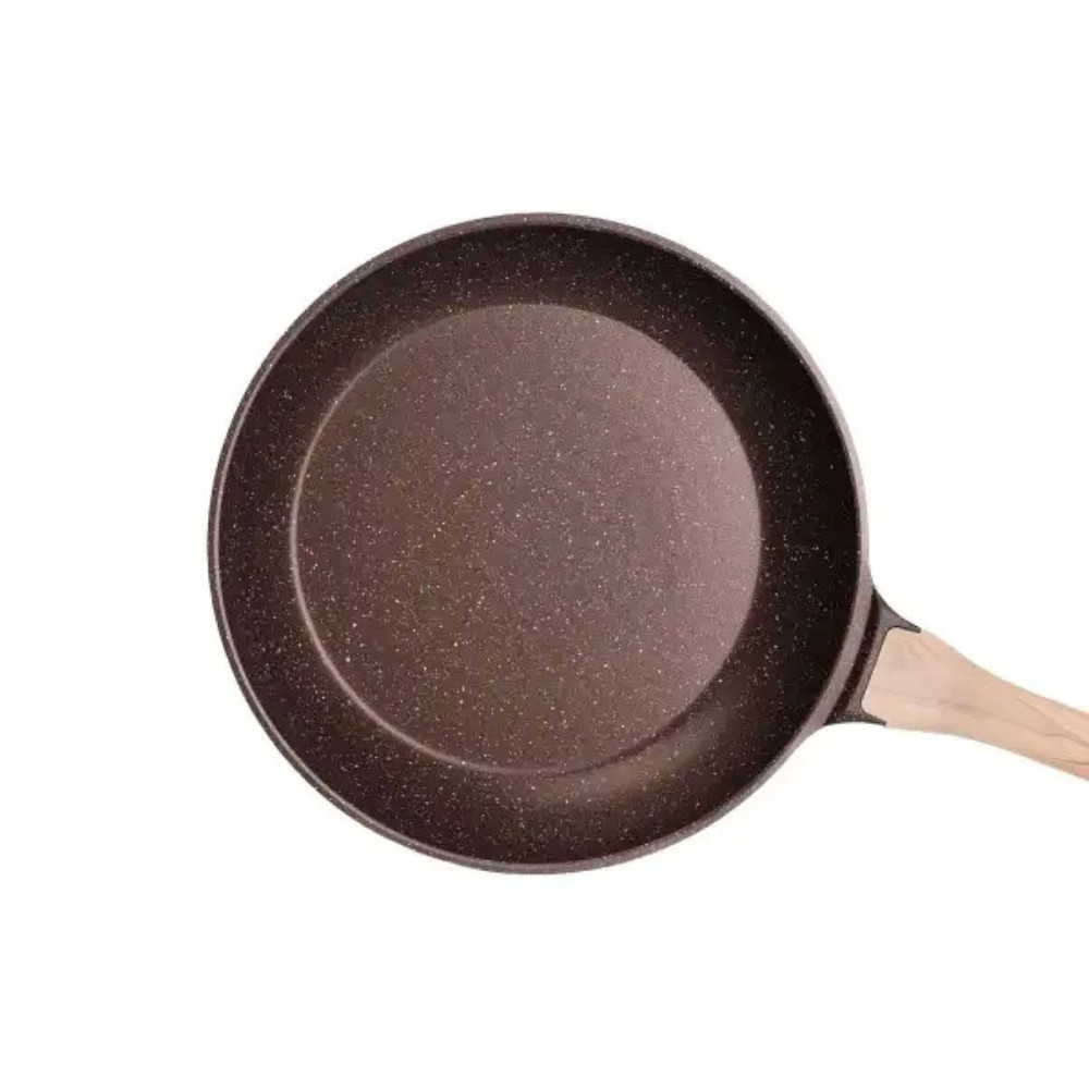 Набір сковорідок із 3 предметів із товстим дном з алюмінію MGC кавовий HP-4-410CO Коломия - фото 4