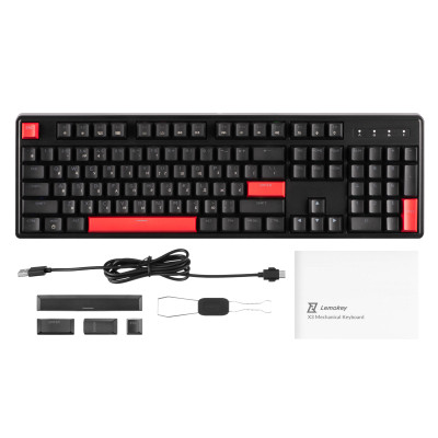 Клавиатура Lemokey Keychron X3 Brown RGB USB Black (X3-H3-UA) Винница - изображение 8