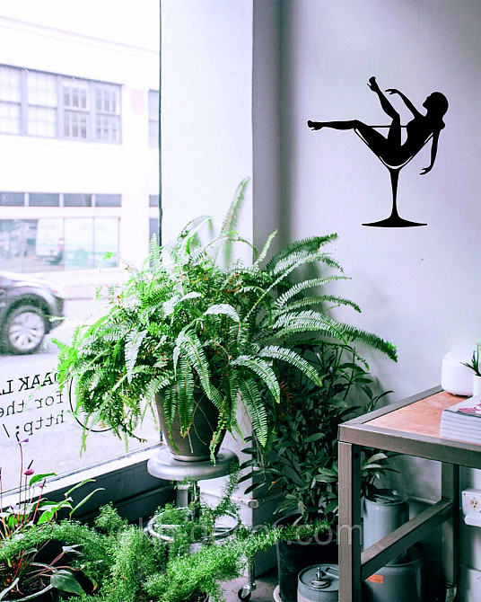 Декоративное настенное Панно «Девушка в бокале», Декор на стену Киев - изображение 2