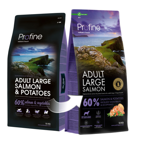 Корм сухий Profine Large Salmon and Potatoes д/собак великих порід лосось і картопля 12 кг Київ - фото 3