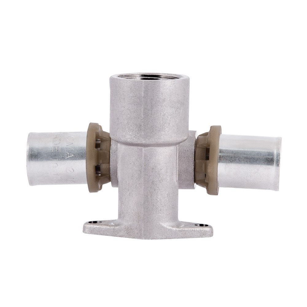 Прес-фітинг Icma-трійник 1/2" ух16 настінний прохідний No 422 Київ - фото 5