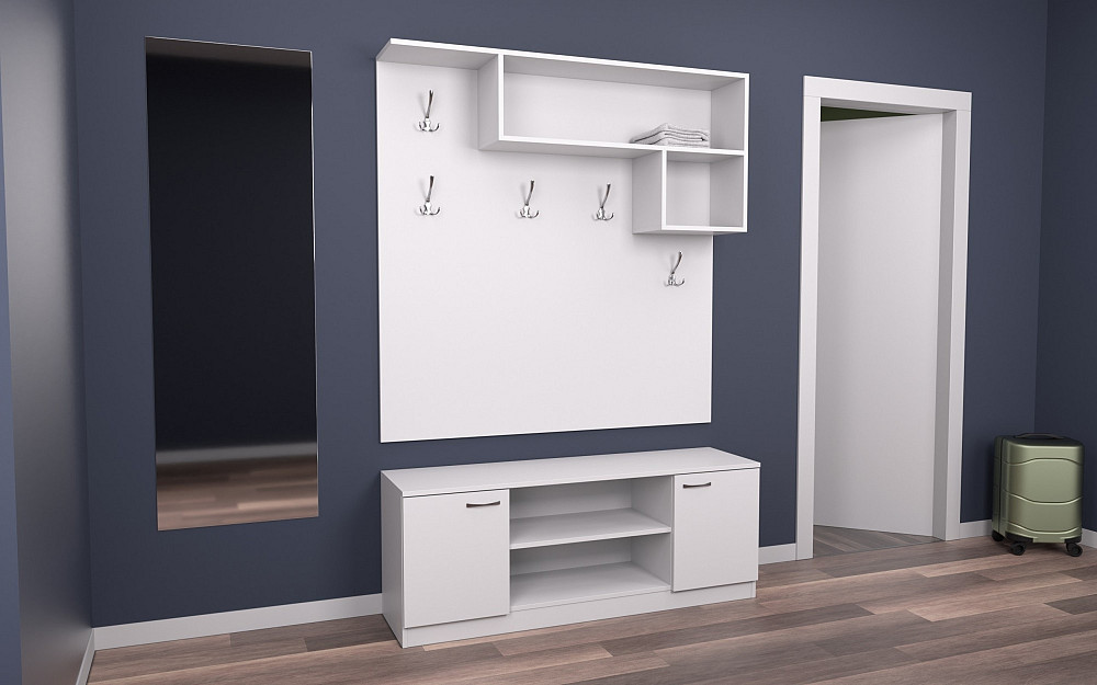 Передпокій ГКШ-10, Білий, 1300/350/1900 Львів - фото 2