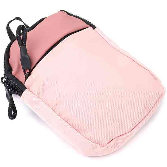 Жіноча слінг сумка для подорожей з якісного текстилю Vintage sale_15154 Рожевий Київ