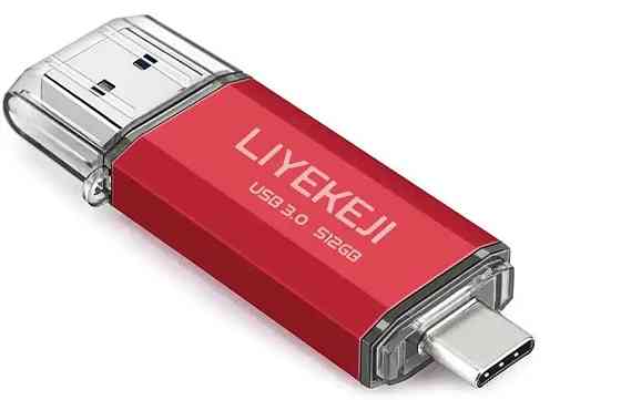 Флеш-накопитель USB C LIYEKEJI 512 ГБ 2 в 1 3.0 Киев