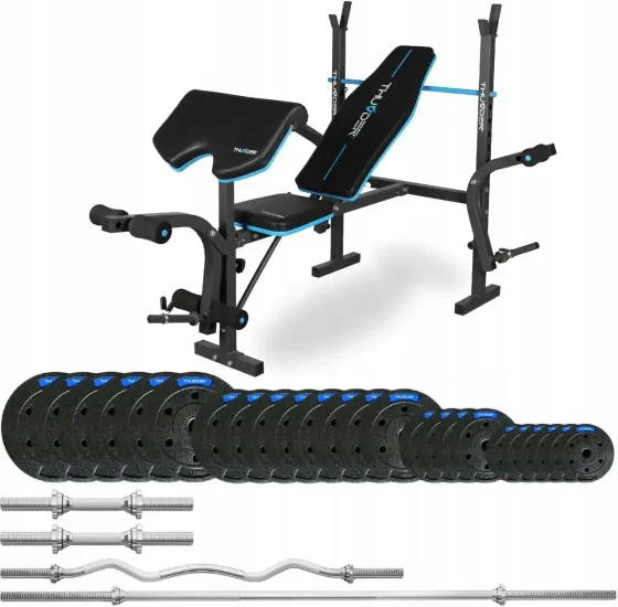 Тренажер Thunder SET-VIGOR-A-LBG-04 Zestaw Kulturystyczny 117,5KG Киев