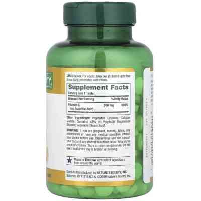 Вітамінно-мінеральний комплекс Nature's Bounty Вітамін C, 500 мг, Vitamin C, 250 таблеток (NRT-01474) Вінниця