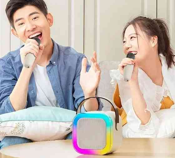 Караоке 2 микрофона бежевый детский подарок. Харьков