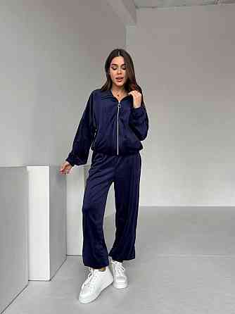 Жіночий прогулянковий костюм двійка: кофта і штани з турецького велюру Одеса