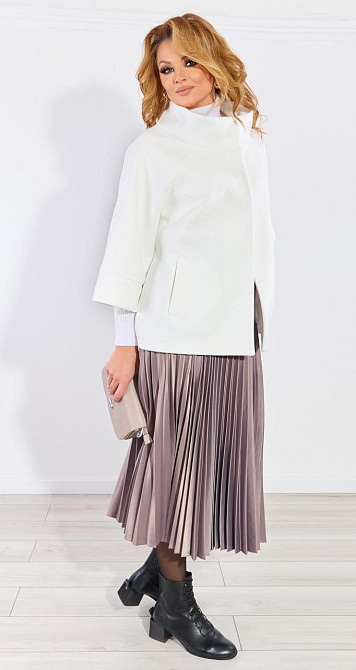 Коротке кашемірове пальто Київ - фото 4