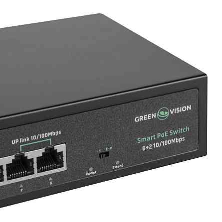Комутатор мережевий POE GV-015-D-06+2P Київ