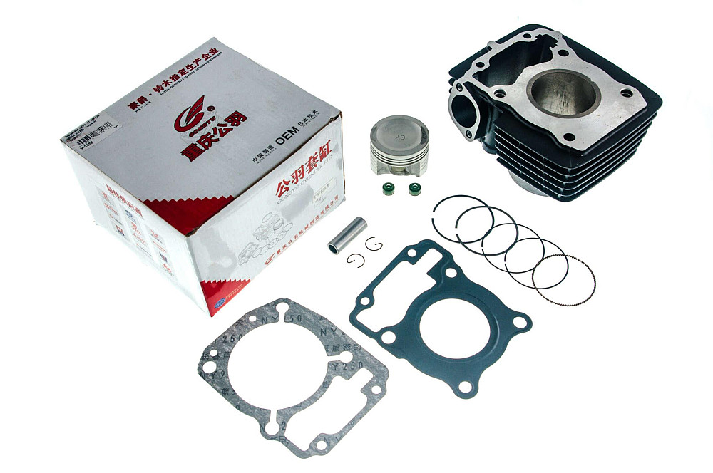 Поршнева (ЦПГ) 4T CBF125 (Ø52.4, h-62,3) (чорний) GONGYU Київ - фото 1