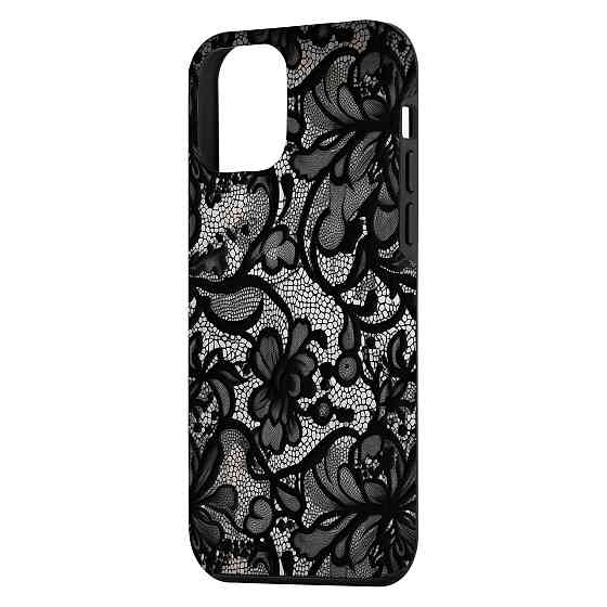 Чохол накладка для iPhone 12 Mini Lace Artful Visions вінтажний чорний прозора спинка полікарбонат PC TPU протиударний Київ