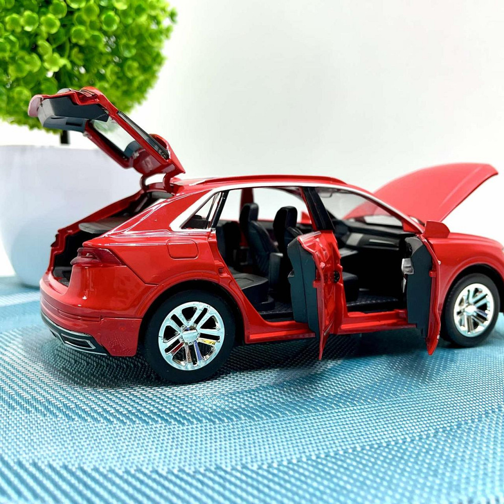 Машинка металева TK Union Group Audi Q8 відчиняються двері капот багажник масштаб 1:24 Червона (GT-5250) Чернигов - изображение 9