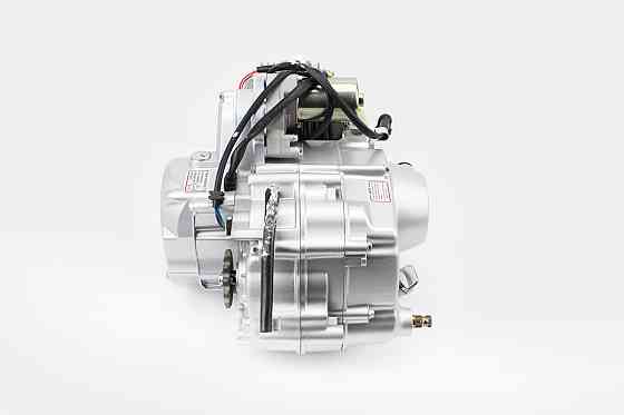Двигун мопедний в зборі 110куб (Delta) - "механіка" + карбюратор, комутатор, котушка, реле: поворотів, стартера, напруги (без нап. KANUNI) Київ