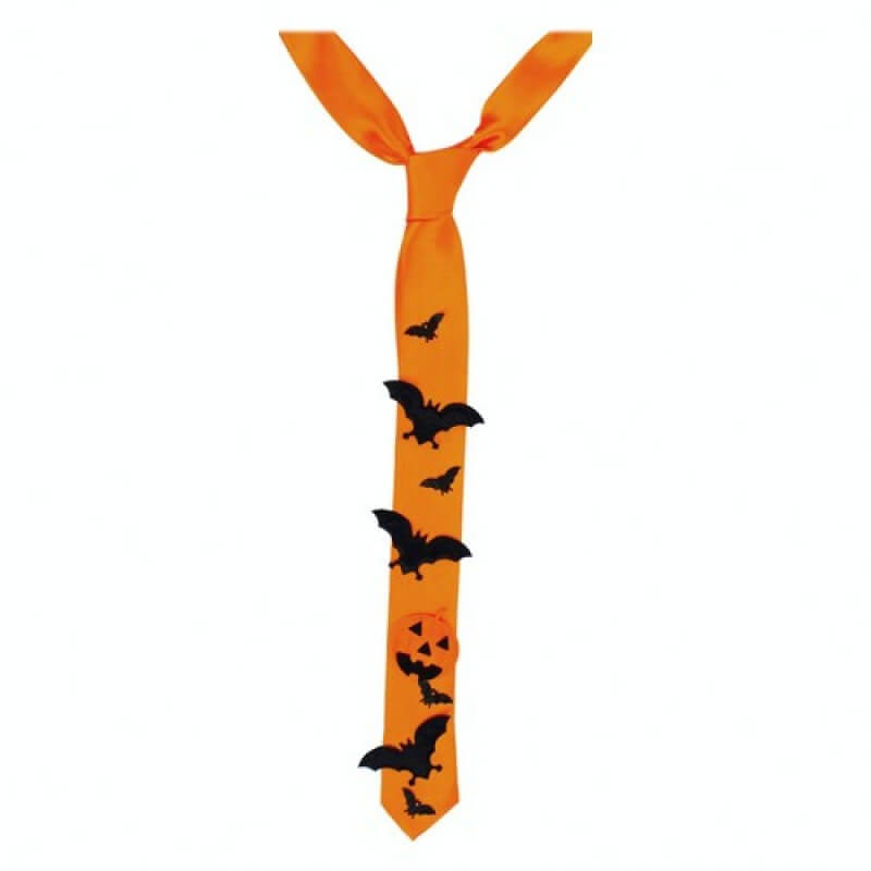 Краватка оранжева Halloween тонка Київ - фото 1