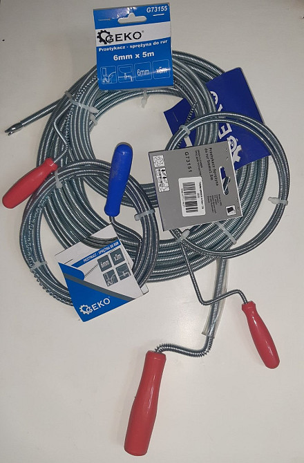 Тросик чистки каналізації "GEKO" довжиною  1,5 метра діаметром 5 мм Київ - фото 2