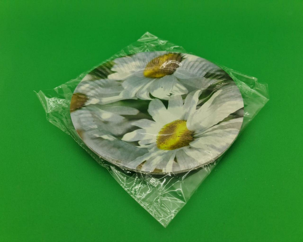 Бумажная тарелка с рисунком  18см