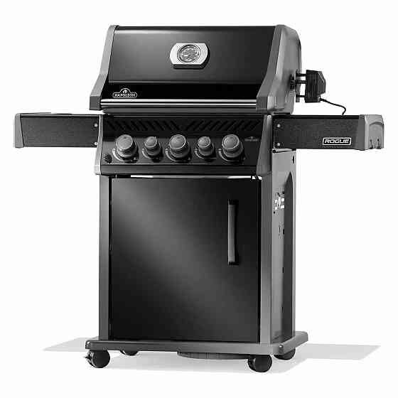 Газовый гриль Napoleon Rogue 425R с боковой горелкой Sizzle Zone и вертилём, черный RB425RSBPK-2-UA-R Код: 013123 Ровно